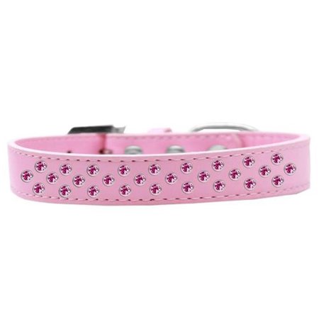 UNCONDITIONAL LOVE Sprinkles Bright Pink Crystals Dog CollarLight Pink Size 14 UN851373